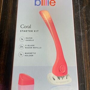 BILLIE RAZOR STARTER KIT “CORAL” NEW